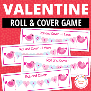 Valentine Roll and Cover Game