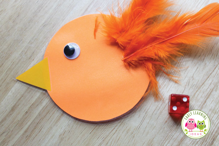 How to make a counting and coloring bird theme activity.