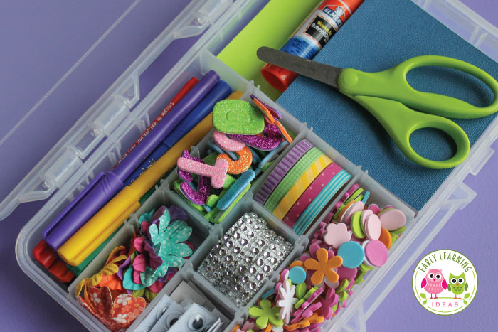 How to Organize a Craft Box for Easy Art Activities with Kids » Preschool  Toolkit