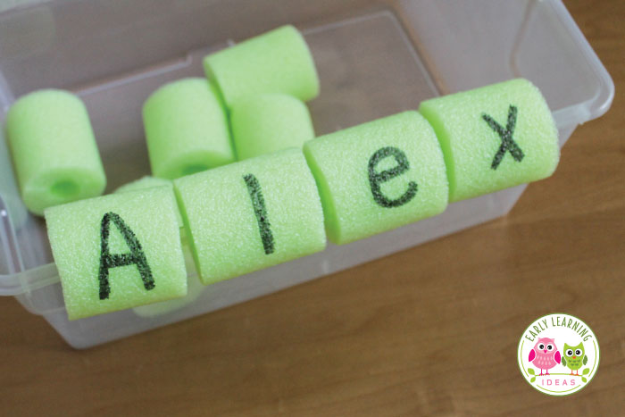 Practice spelling with this name activity for kids. 
