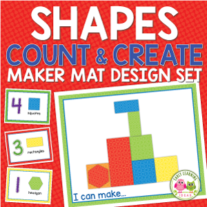 counting and creating shape activities for kids