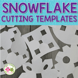 snowflake cutting templates or patterns