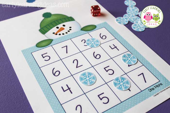 There are different levels for many preschool learners in this fun snowman game.