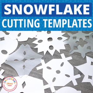 Why this Free Printable Snowflake Activity Will Build Fine Motor Skills