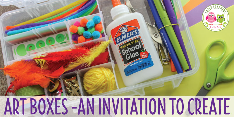 Art boxes:  An invitation to create