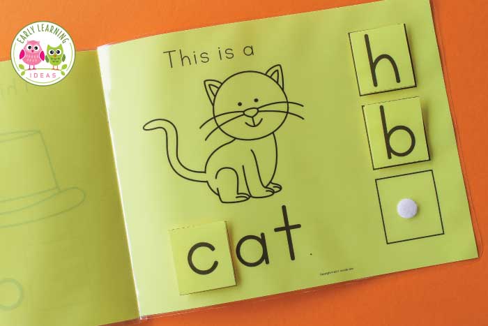 Practice beginning sounds and sight words with your free printable rhyming book as well. 