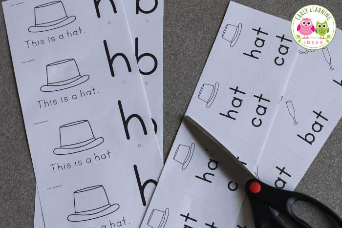 How to assemble your printable rhyming book.