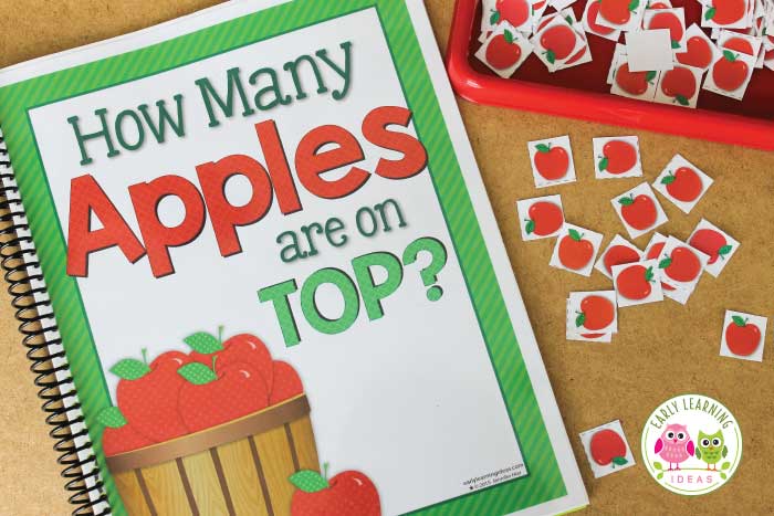 Bind and enjoy your Apples on Top Counting Book. 