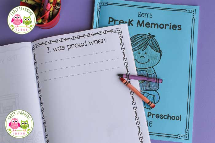 You, your kids, and their parents will love these preschool memory books. They are the perfect end of the school year activity for your preschool, pre-k, or kindergarten classroom. The printable end of year books include many options and editable pages. Adapt and customize the keepsake activity to meet your needs. #endofyear #preschool #endofschoolyear