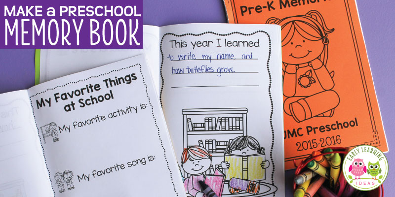 Free Printable Preschool Memory Book - FREE PRINTABLE TEMPLATES