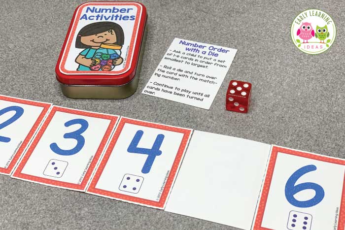 how to use these free printable number cards early learning ideas