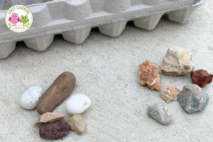 Building your rock collection activity.