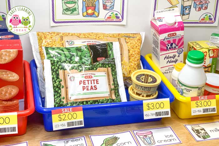 Grocery on sale pretend play