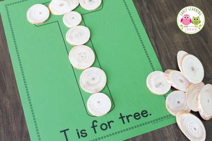 alphabet activities with loose parts
