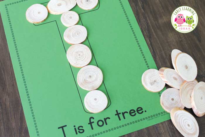 Free List 200 Materials For Preschool Letter Activities And Collages Early Learning Ideas