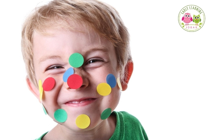 Fine motor activities from home:  reinforcement labels or dot stickers. 