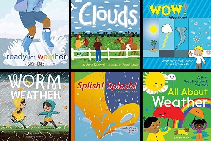 Are you looking for fun ways to introduce weather to preschoolers?  Check out his list of the best weather activities for preschool kids.  From weather music, books, arts & crafts, to weather stations and experiments, your kids will love these fun activity ideas.  Perfect for your preschool, pre-k, kindergarten, and special ed classroom.  Help your kids learn about storms, snow, fall, rain, spring, summer, and wind.  Click to learn more.