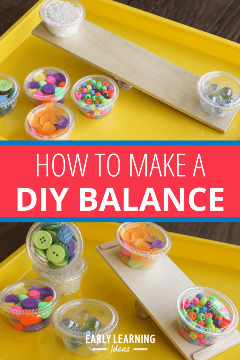 How to Make a DIY Balance: STEM Activities for Preschoolers