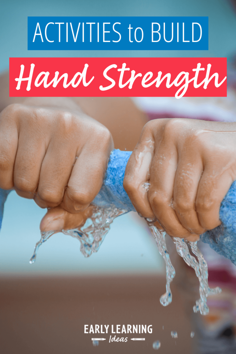 hand strengthening activities for preschoolers