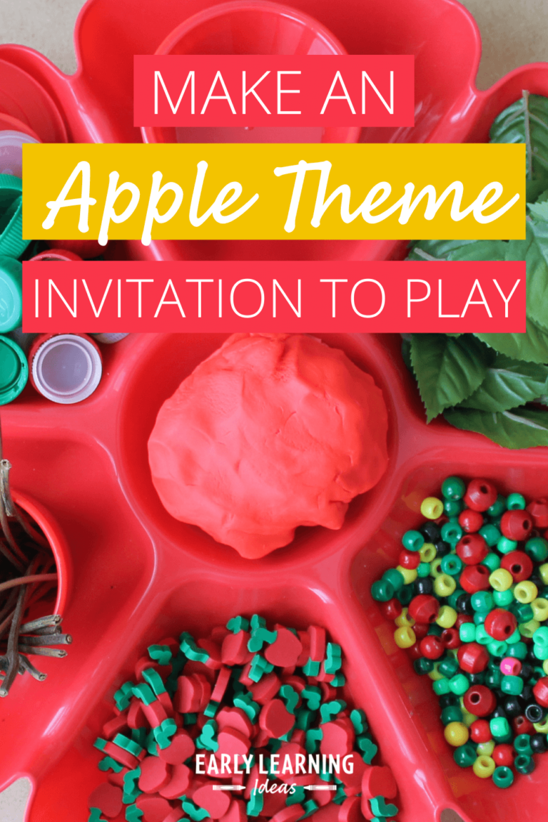 Apple Activities for Kids: Material Ideas for an Invitation to Play