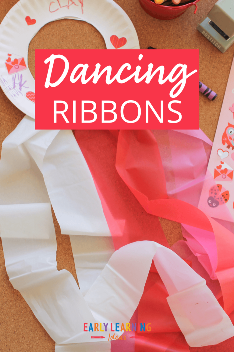 make dancing ribbons for an easy craft for kids