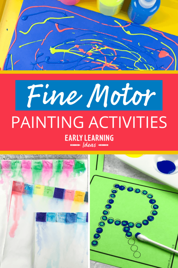 fine motor painting activities