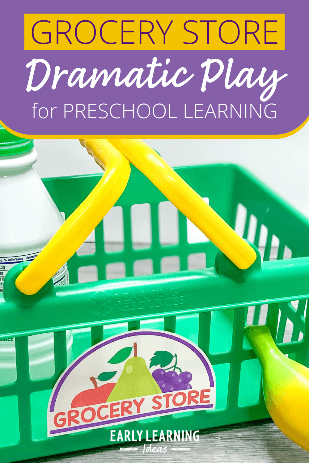 Reusable Grocery Store List for Kids, Kid Activities, Reusable