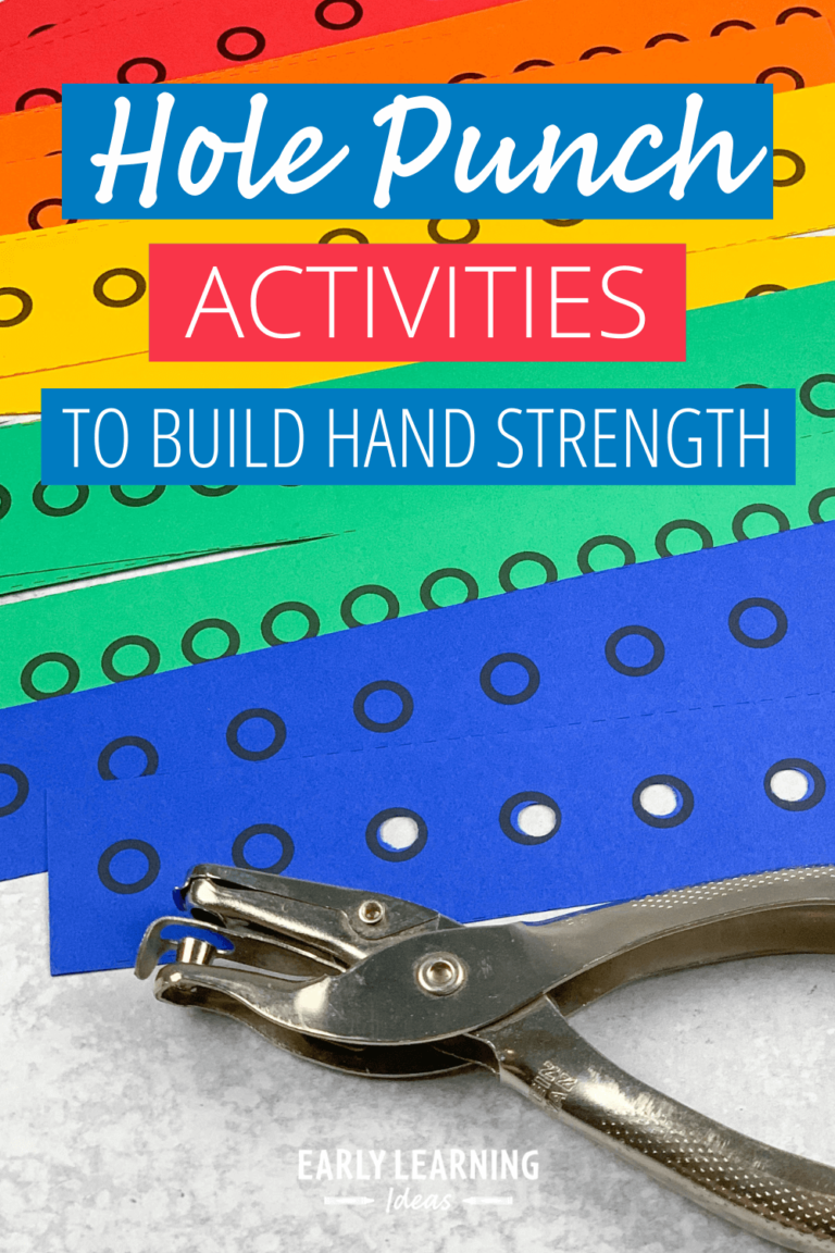 Fun Fine Motor Hole Punch Activities for the Whole Year