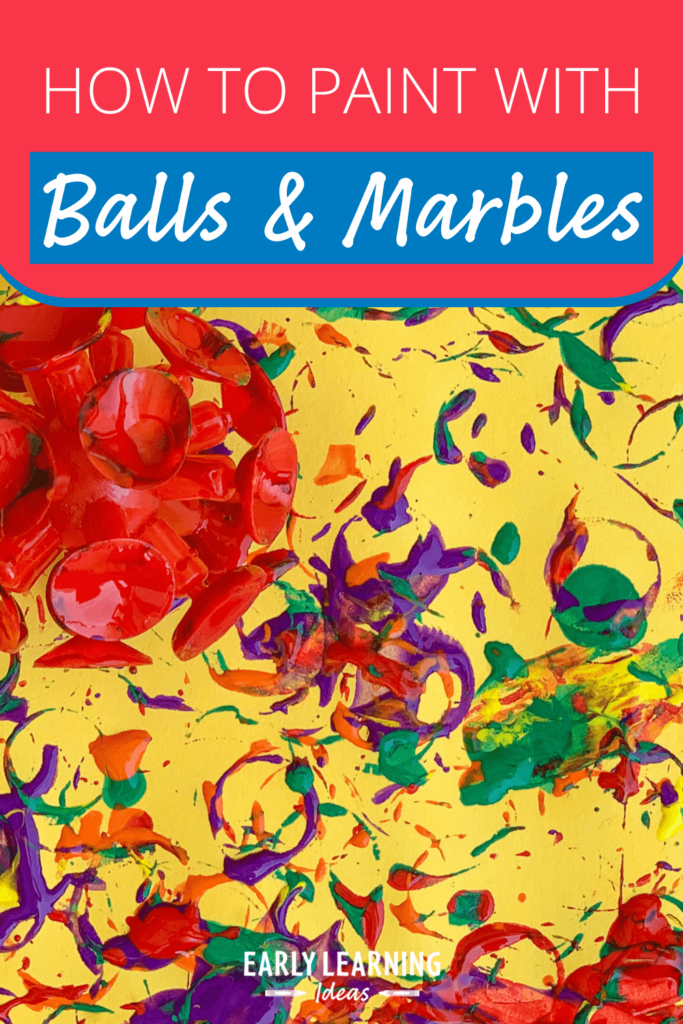 paint with balls and marbles