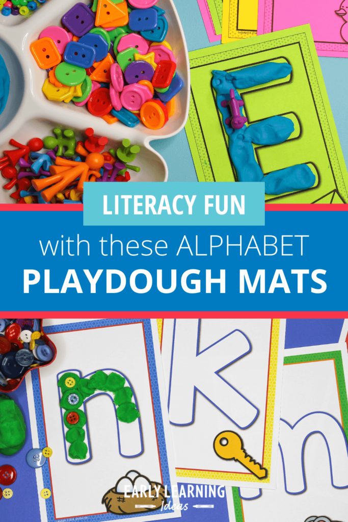 alphabet playdough mats