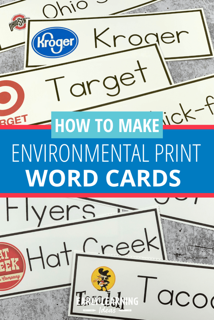 environmental print cards
