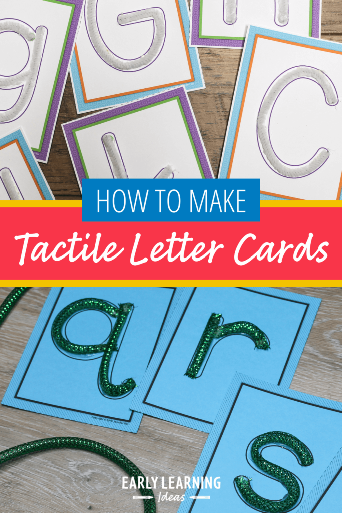 tactile letter cards