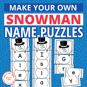 snowman name puzzles