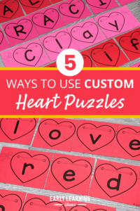Make Custom Printable Name Puzzles for the Whole Year - Early Learning ...