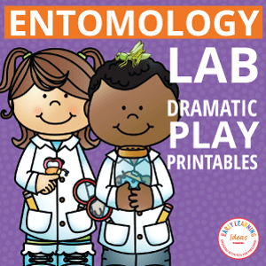 entomology lab dramatic play printables