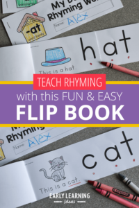 rhyming flip books