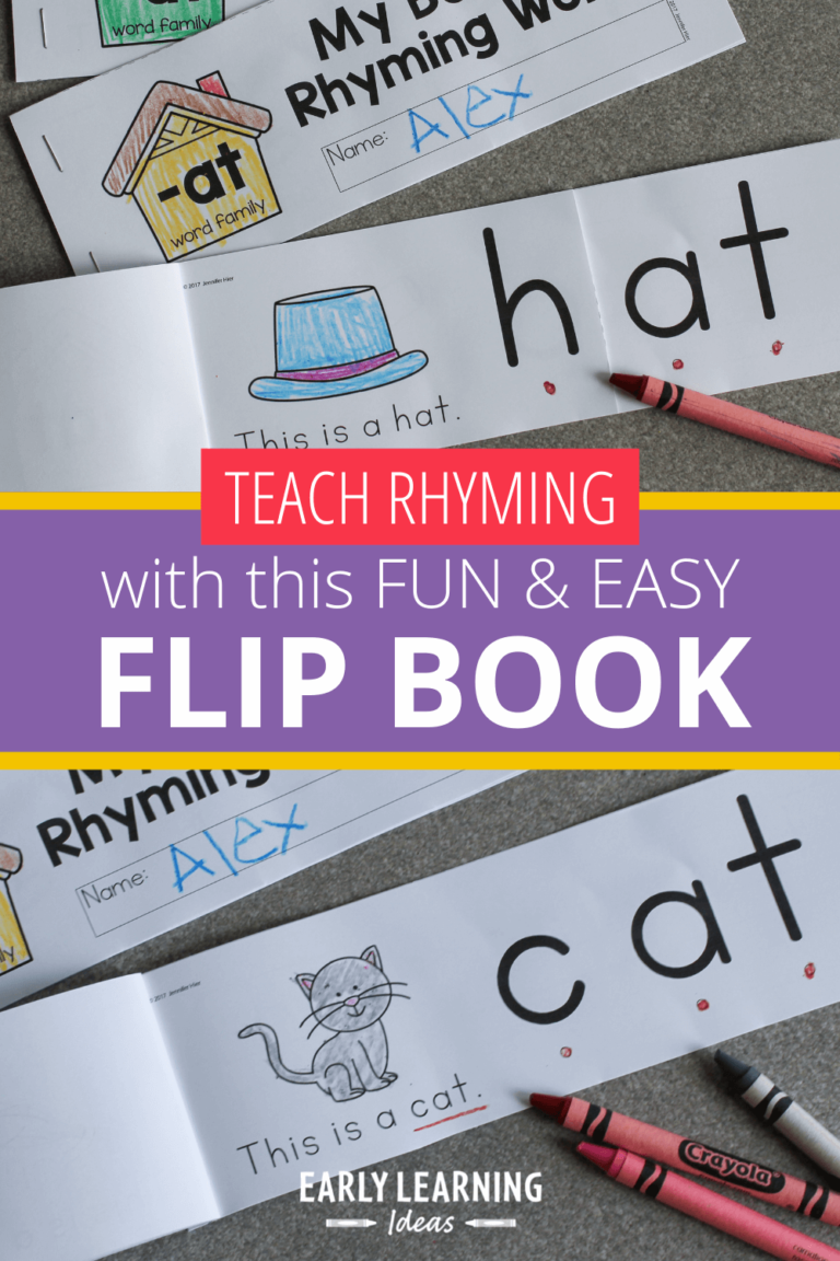 The Free Printable Rhyming Book That will Make Your Kids Flip