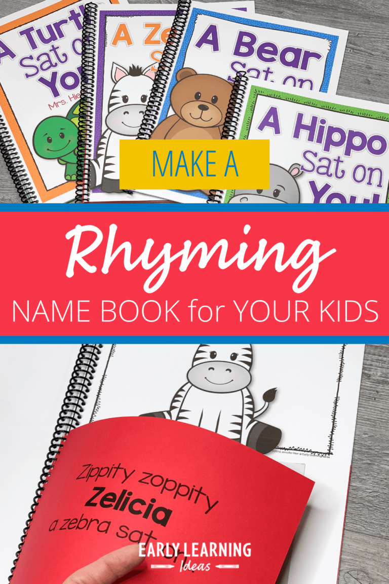 rhyming name books for preschoolers