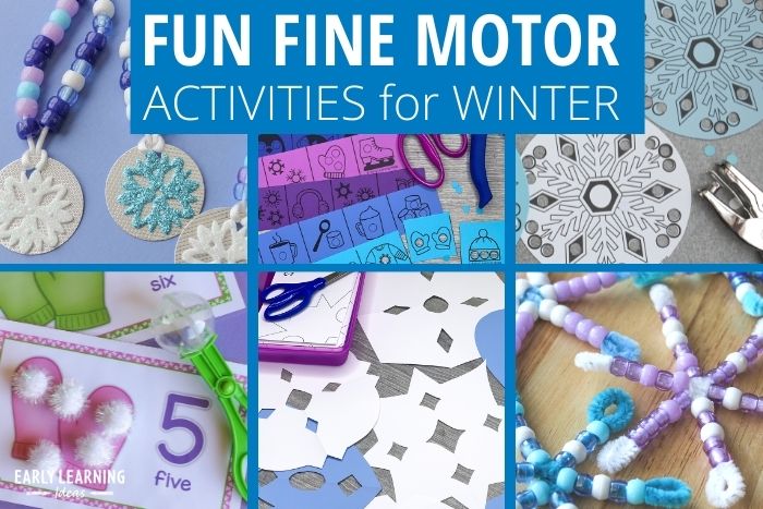 Fun fine motor activities for winter