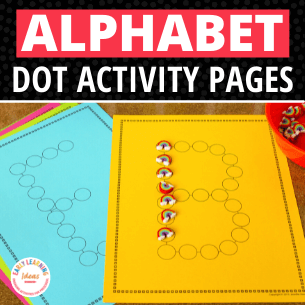 alphabet dot activities