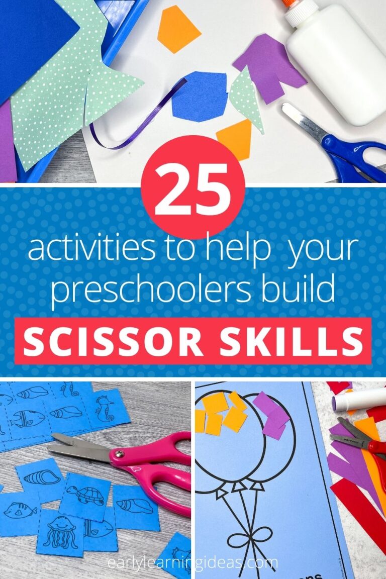 25 Ways to Help Boost Scissor Skills for Preschoolers