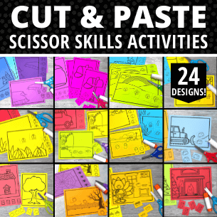 easy cut and paste activities for kids