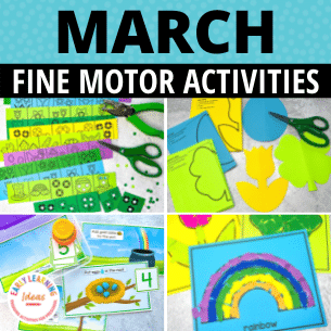 spring fine motor activities for March