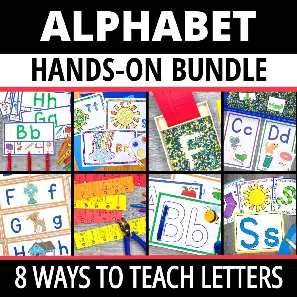 hands-on alphabet letter and sound activities for preschool and kindergarten kdis