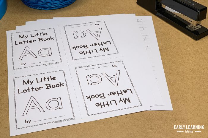 How to assemble letter A books for preschoolers