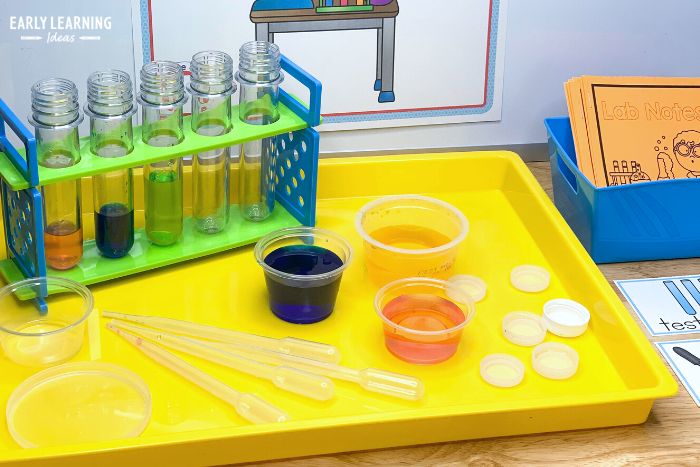A research lab for your doctor dramatic play center.