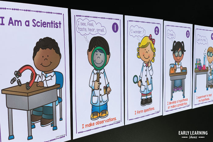 scientific method printable for preschool kids