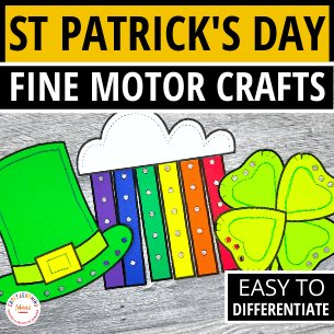 St. Patricks Day Fine Motor Crafts for Kids