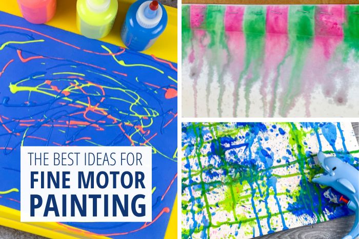 The best painting activities to promote fine motor skills in kids.