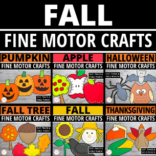 Fall crafts and fine motor activity BUNDELE